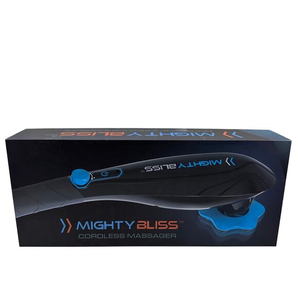 Mighty Bliss Deep Tissue Back and Body Massager Cordless Electric Handheld Black - Picture 2 of 10